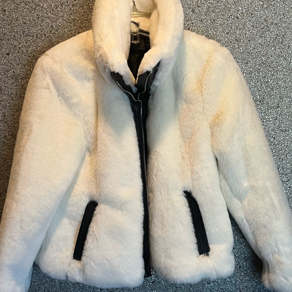 Cole Haan heavy weight bomber jacket